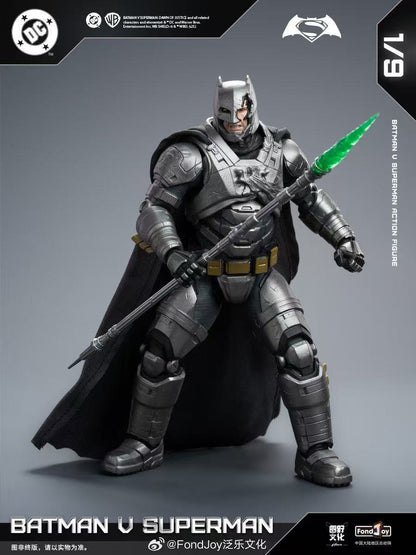 EM ESTOQUE Fondjoy BVS Set Armored Batman Battle Damaged Superman Action Figures 1/9 Batman v Superman?Dawn of Justice DC