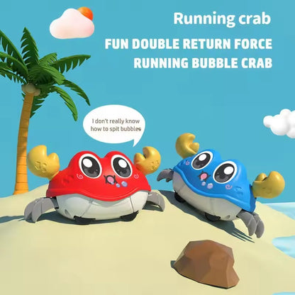 Kids toys small gifts double pull cartoon crab animal inertia car baby puzzle clip doll boy girl gliding toy