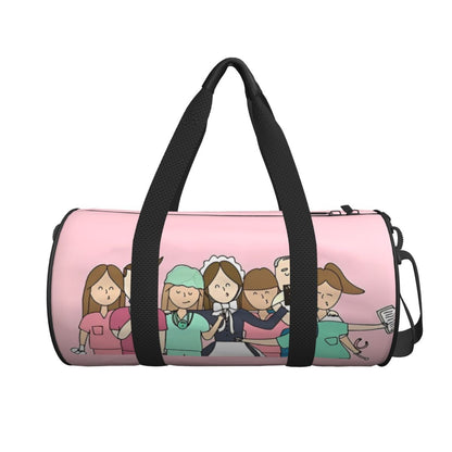 Couple Travel Bag Enfermera En Apuros Doctor Nurse Gym Bag Large Oxford Custom Handbag Colorful Casual Sports Bag