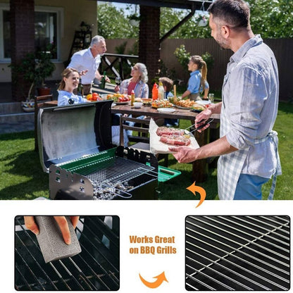 Barbecue Cleaning Brick Barbecue Grill Cleaning Brush Grill Pan High Temperature Resistant Pumice Outdoor Travel Cleaning Tools