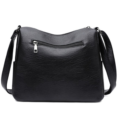 Soft Leather Women Bag Branded Designer Ladies Handbag Purses 2023 Luxury Female Shoulder Bag Large Capacity Crossbody Bags Sac
