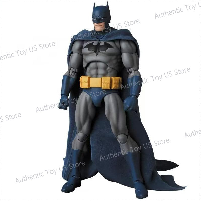 Novos brinquedos CT Batman Hush Versão Azul Mafex 105 Bat Man Versão Preta Dc Anime Action Figure Estatueta Modelo Estátua Presentes Brinquedos