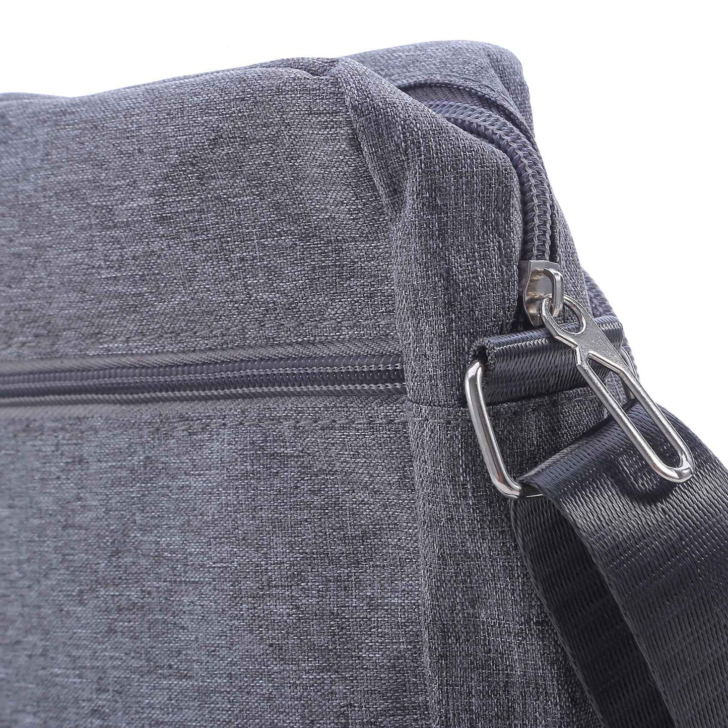 Men's Shoulder Bag Business Leisure Large Capacity Portable Handbag Zipper Multi Layer Waterproof Summer Male's Crossbody Bags