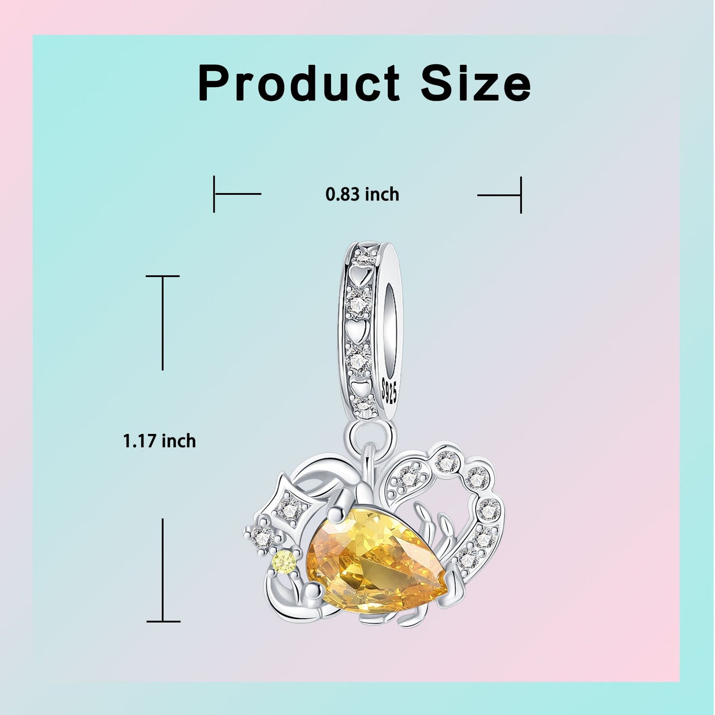 925 Sterling Silver Star Zodiac Signs 12 Constellation Pendant Fit Original Bracelet Making for Woman Jewelry Fashion Pendant