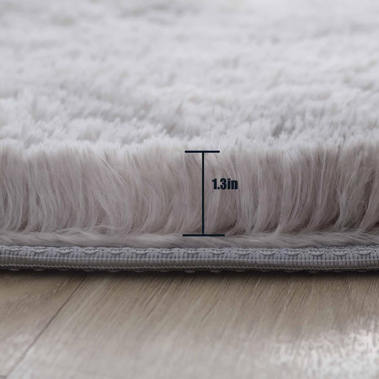 100/120/140/160 Round Rug Fluffy Soft Area Rugs for Kids Girls Room Princess Castle Plush Shag Carpet Cute Circle Bedroom Decor