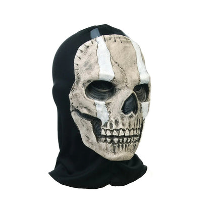 Unisex Cosplay Halloween Horror Ghost Skull Mask Latex Headgear Helmet Cosplay Perform Party Masquerade Prop