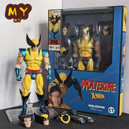 CT Toys Gambit Wolverine Figure Mafex 138 Hellverine Mafex 96 Boneco de Ação X-Men Marrom Quadrinhos SHF Modelo KO Boneco de Brinquedo
