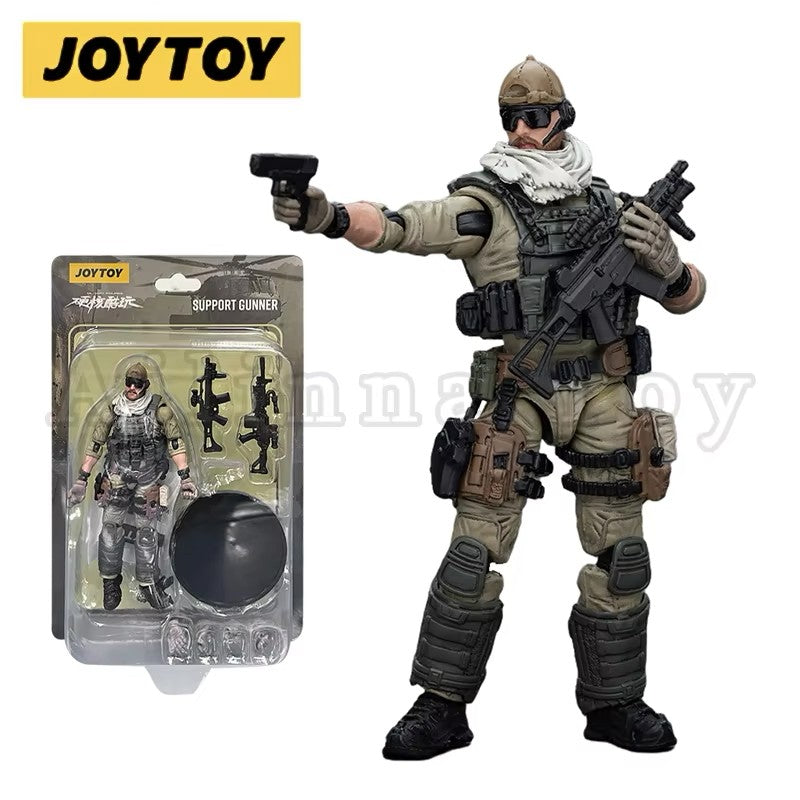 JOYTOY 1/18 3.75 Action Figures Military Armed Force Series Anime Model Gift