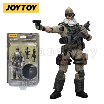JOYTOY 1/18 3.75 Action Figures Military Armed Force Series Anime Model Gift