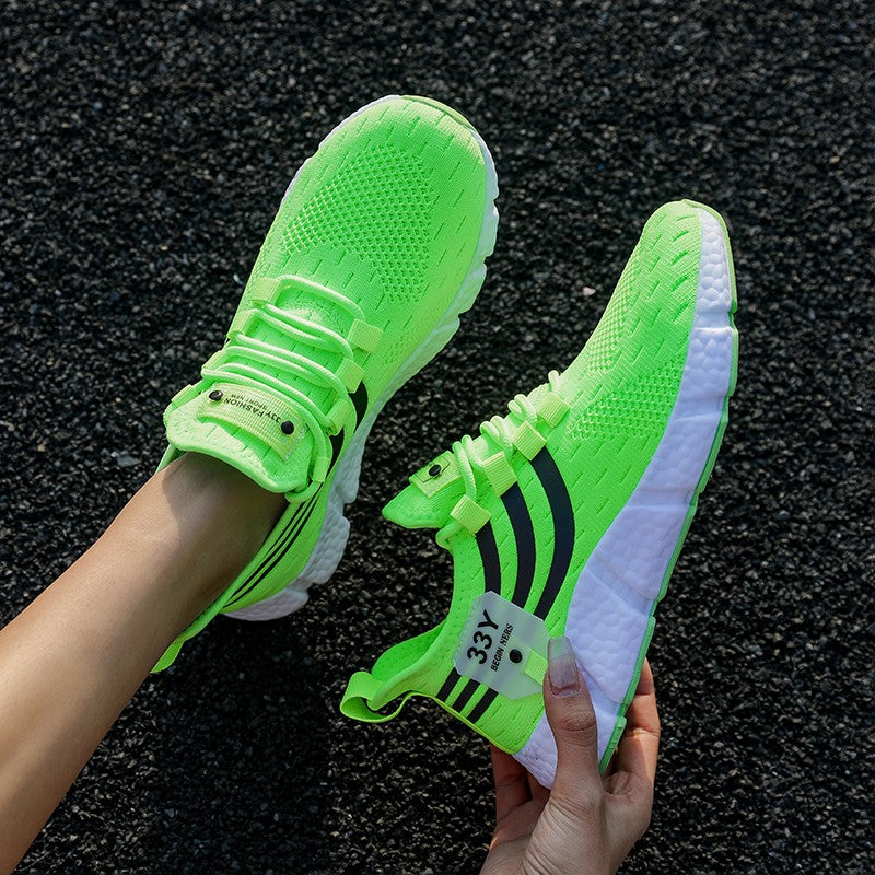 Tênis Masculino Casual Esportivo Respirável Leve Tênis de Caminhada ao Ar Livre em Tela Preta Tênis de Corrida Atléticos para Caminhada