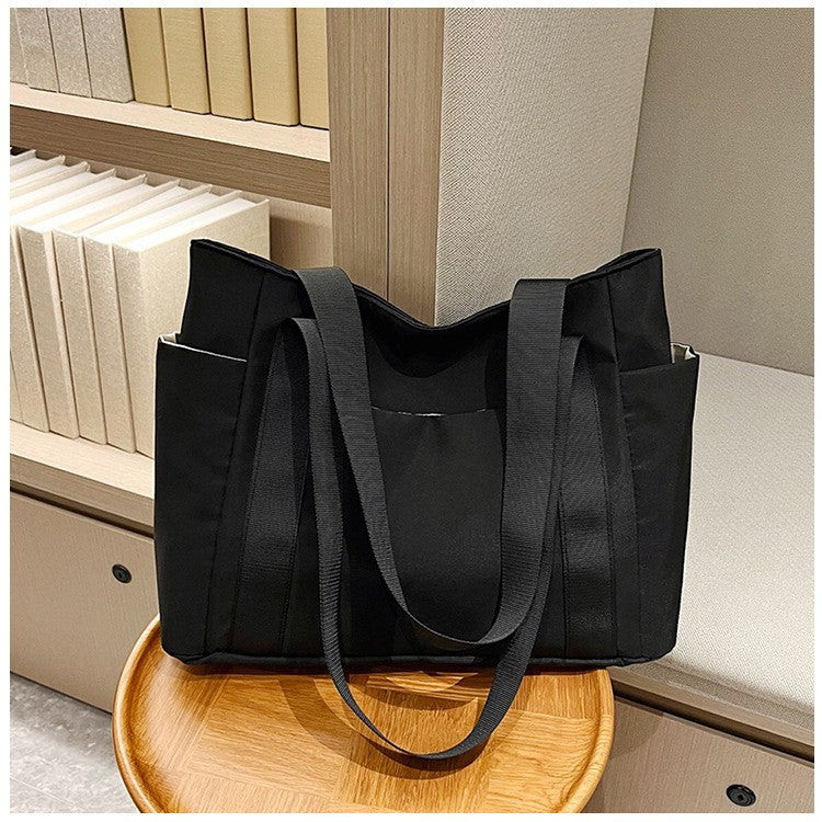 2024 New Handbags Casual Shopping Bags for Women Soft Canvas Big Capacity Tote Bag Messenger Big Mummy Shoulder Bag Ladies