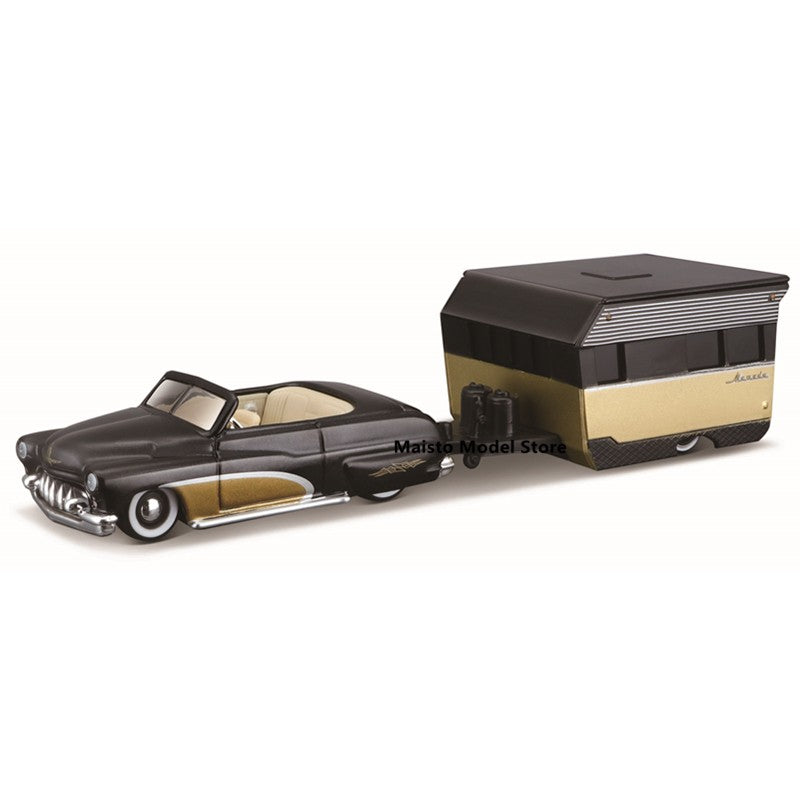 Maisto 1:64 Volkswagen Mercedes Benz Ford Chevrolet Brand collectible trailer die-cast precision model car Model collection gift