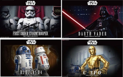 DALIN MODEL Star Wars Darth Vader C-3PO R2-D2 Stormtrooper Modelo para montar Brinquedo para crianças Brinquedo colecionável Presente de aniversário