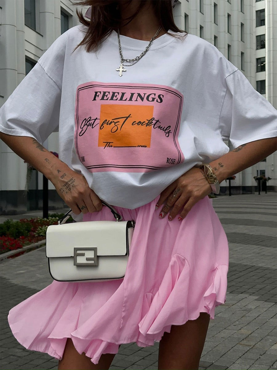Wolfeel Summer White Mini Skirt High Waist Sexy Cute Ruffle Vintage Tennis Skirt