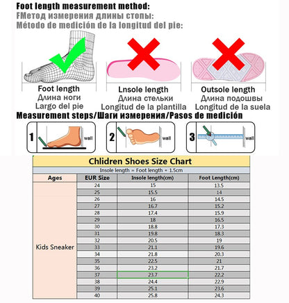 Children's Sneakers 2025 Light Athletic Kids Running Shoes Fashion Girls Boys Shoes Outdoor Casual Snekaker Walking Shoes New