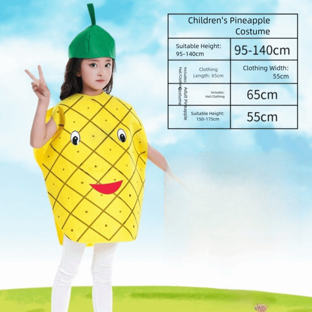 Fruit Fruit Vegetable Cosplay Costume Portable Cosplay Dance Performance Costumes 90-140CM Performances Cos Clothing