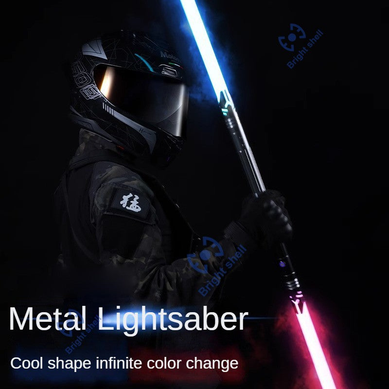 Metal Lightsaber Sword Toys RGB Light Saber 15Color Change Kids Soundfonts Force FX FOC Blaster Toys Jedi Sword Gift