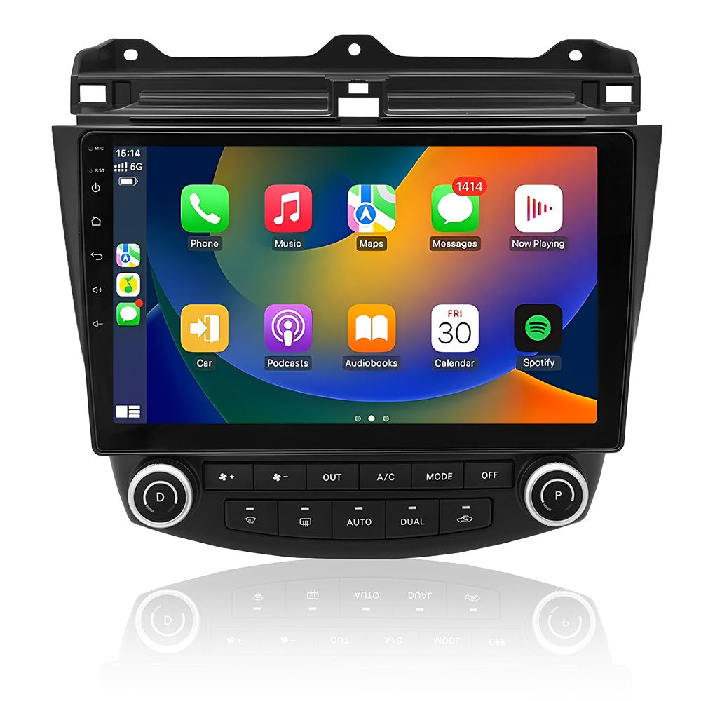 10.1 Inch Android13 Wireless Car Carplay Android Navigation Reversing Camera All-in-one 2+32G CarPlay GPS For Honda Accord 03-07