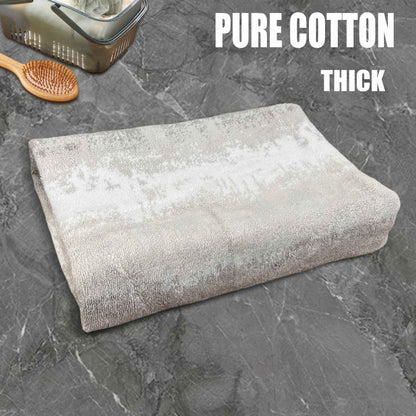 100% Cotton Thicked Gradient Color Bath Towel Yarn-dyed Jacquard Towels Absorbent Soft Beach Towels Bathroom Towel