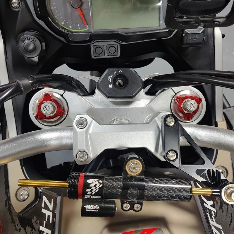 Regulador de pré-carga de suspensão dianteira CNC de 14MM para motocicleta YAMAHA FZ1 YZF-R6 YZF-R1 YZF R1 R6 YZFR1 YZFR6 MT-09 MT09