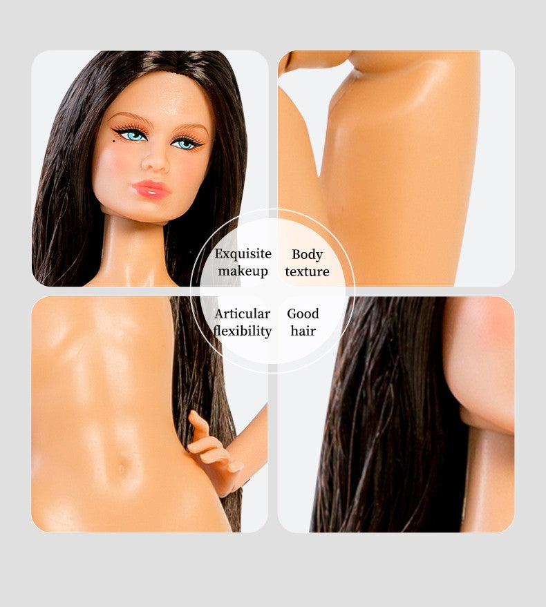 Xianxian Doll 32cm GALA NANA BJD Fashion Doll Ball-Jointed Supermodel Collectible Curly Straight Hair DIY Toys Collector Gift