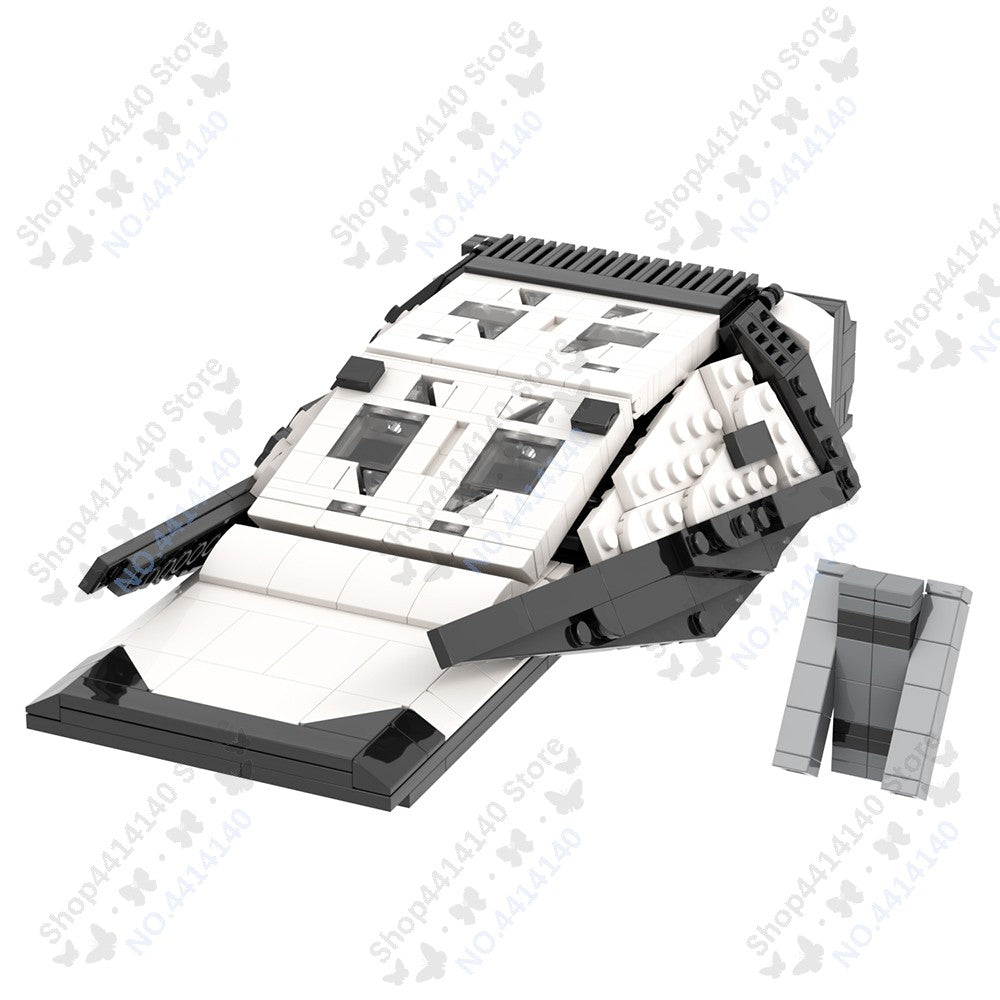 MOOXI Interstellar Scenes Black Hole Space Building Blocks Set Ranger Spacecraft DIY Bricks Adult Model Kids Toys Birthday Gifts