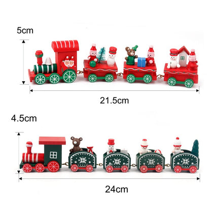 Wooden/Plastic Train Christmas Ornament Merry Christmas Decoration For Home 2025 Xmas Gifts Noel Natal Navidad New Year 2026