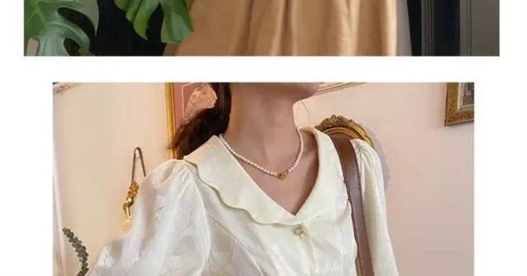 Autumn Outfit Set Women's 2023 New Court Sle Retro irt Versatile Mid-Length A-Line  Skirt for Pear aped Body