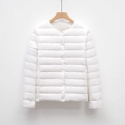 12 Colors Women Long Sleeves 90% White Duck Down Female Slim Warm Inner Ultra Lightweight Packable Ski Jacket Down Liner Jackets