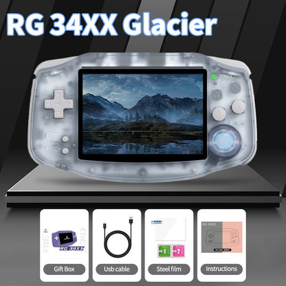 Anbernic RG34XX Handheld Game Console 3.4 Inch IPS Screen 720*480 Linux System HDMI Compatible 3500mAh Video Gaming Device