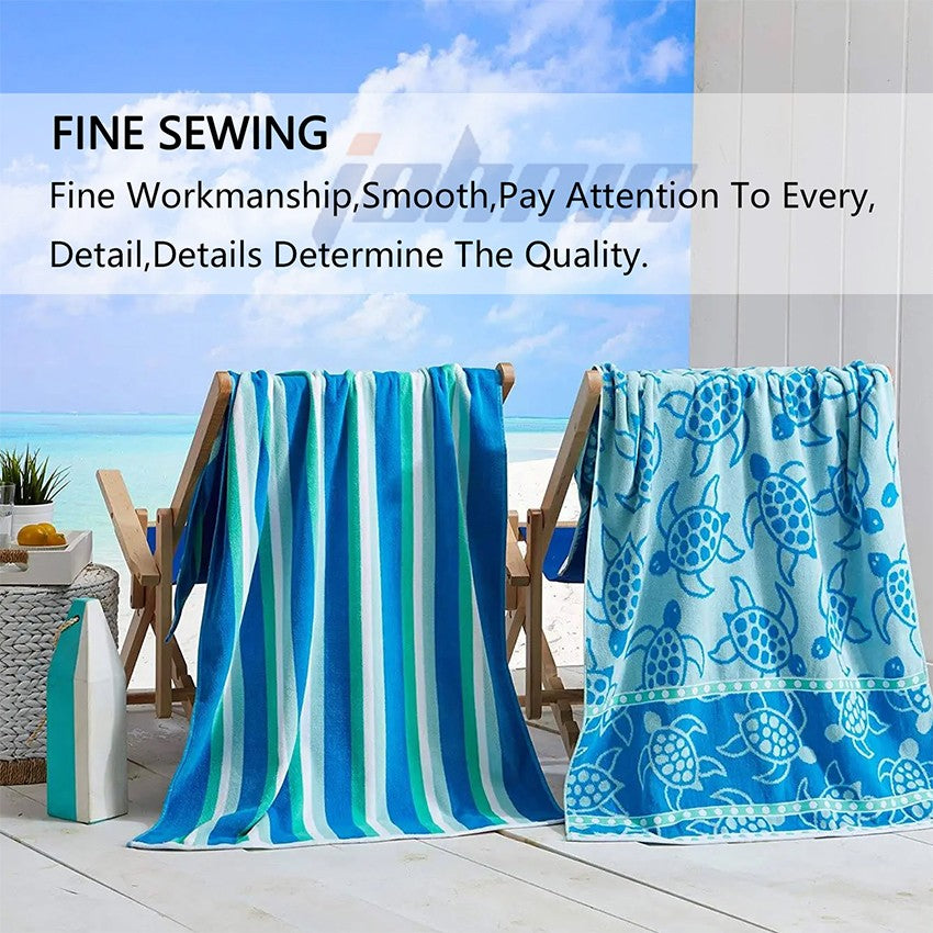 Beach Towel S-Scotty C-Cameron Printed Towel White thread One Piece Anime Bath Towel 75x150cm Bathroom Shower Washcloth Home