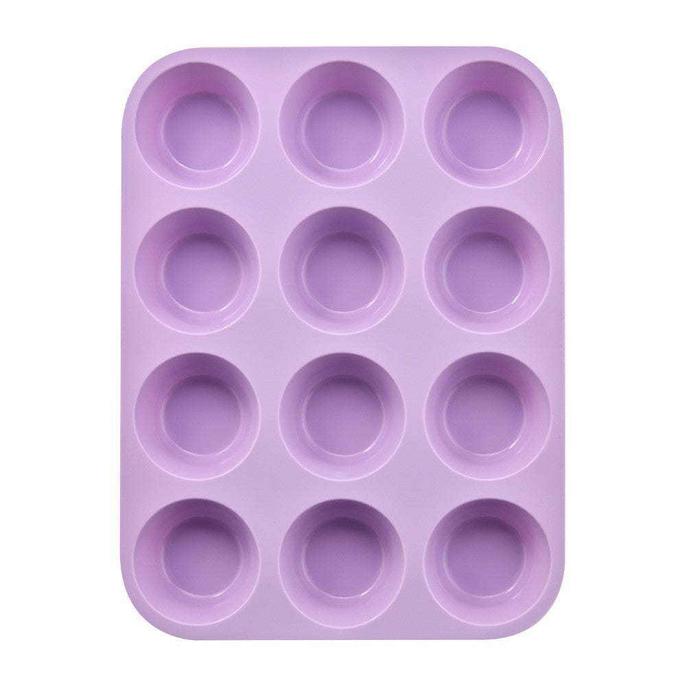 12/24 Holes Silicone Baking Mold for Baking 3D Bakeware Chocolate Round Sphere Mold Cupcake Pan Cake DIY Muffin Kitchen Tools