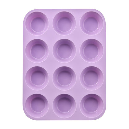 12/24 Holes Silicone Baking Mold for Baking 3D Bakeware Chocolate Round Sphere Mold Cupcake Pan Cake DIY Muffin Kitchen Tools