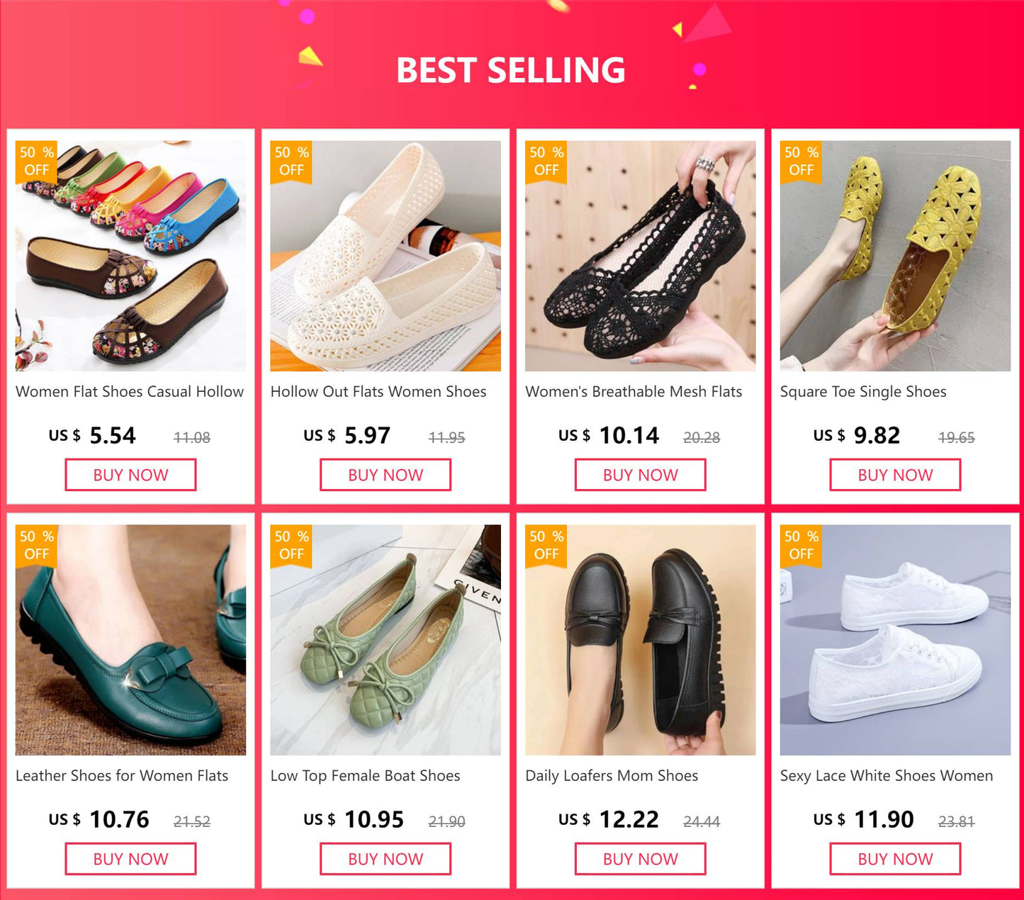 Women's Ethnic Embroidered Flats Soft Bottom Non-Slip Middle-aged Flat Mom Shoes Female Old Beijing Cloth Shoes