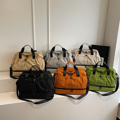 Large Travel Bag - Spacious, lightweight & durable. With adjustable strap & pockets. Perfect for travel & commute.