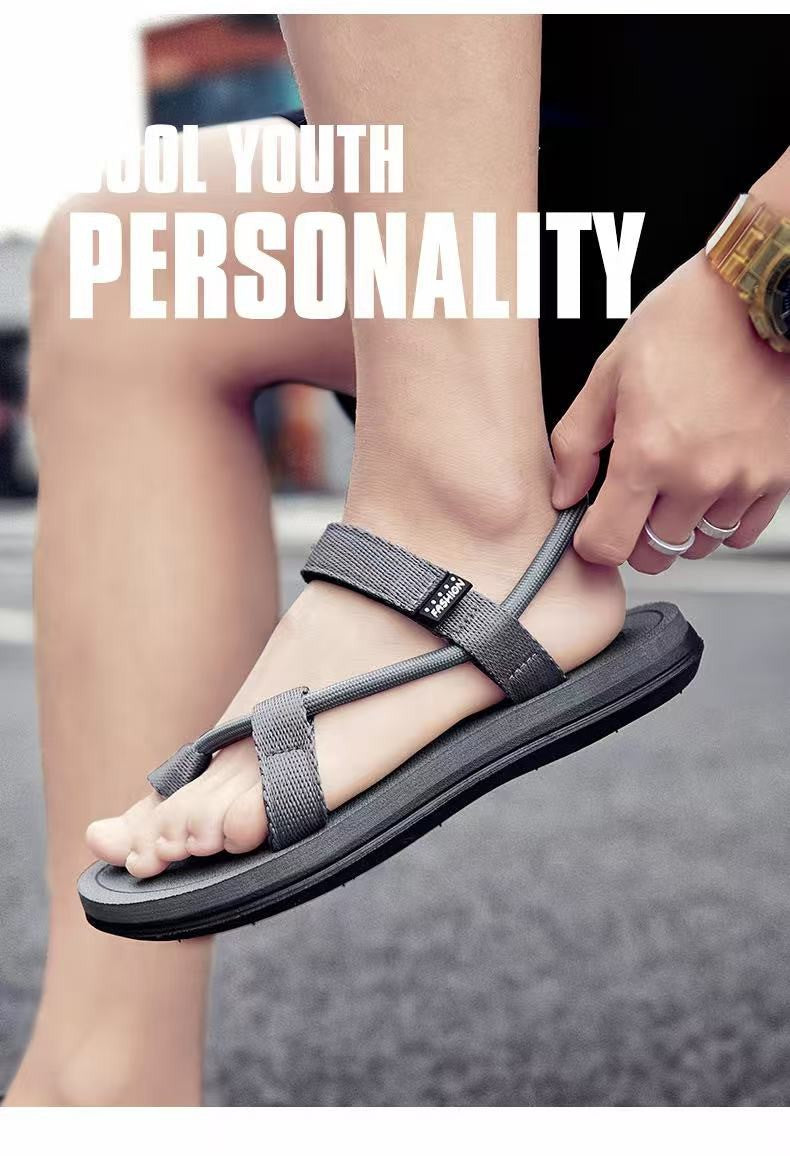 Summer Versatile Breathable Sandals, Wear-Resistant Sports and Leisure Beach Shoes for Men to Wear While Driving