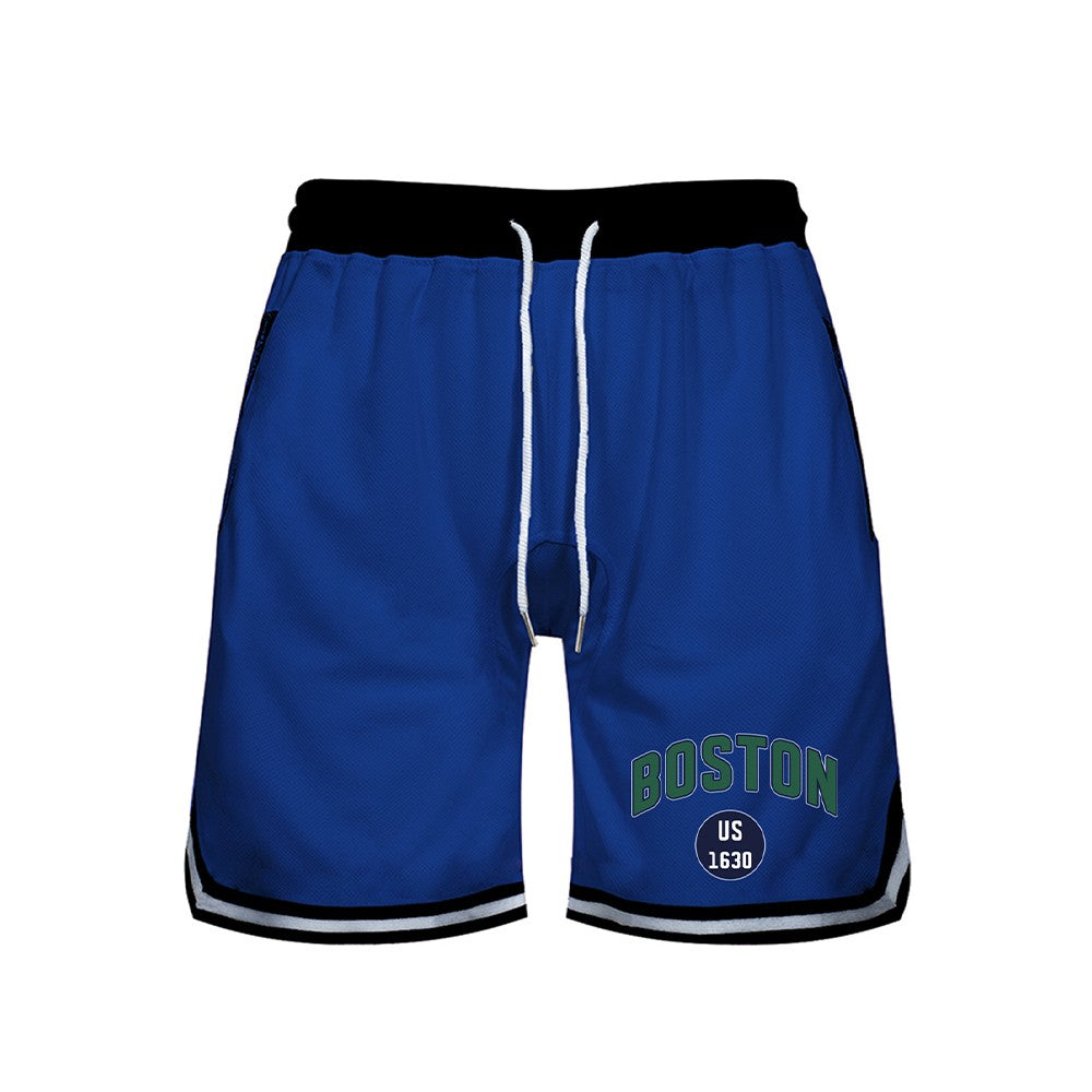 Men's Fitness Joggers Casual Breathable Short Sports Basketball Shorts Mesh Quick Dry Gym Shorts for Male Pants Summer