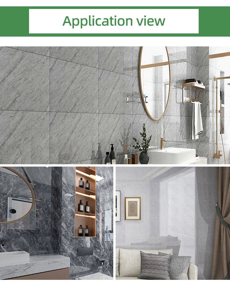 10/20pcs PVC Imitation Marble Floor Stickers Self-adhesive Wall Stickers Waterproof Bathroom Living room Moden Decoration Decals