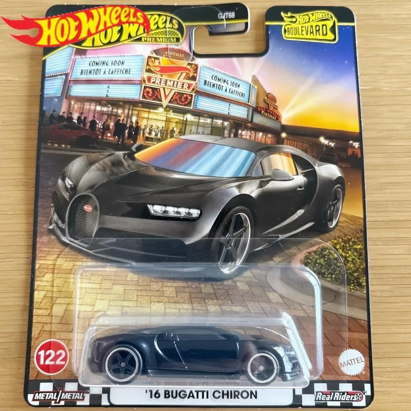 Hot Wheels Carros BOULEVARD Porsche Carrera 2.7 RS Bugatti Chiron 1/64 Modelo de Metal Fundido Coleção Veículos de Brinquedo GJT68