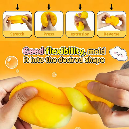 1/3/5Pcs 5cm Cheese Squeeze Toy Fidget Stress Relief Squishy Cube Toy, Slow Rebound, Decompression Toy for Kids Adults Gift
