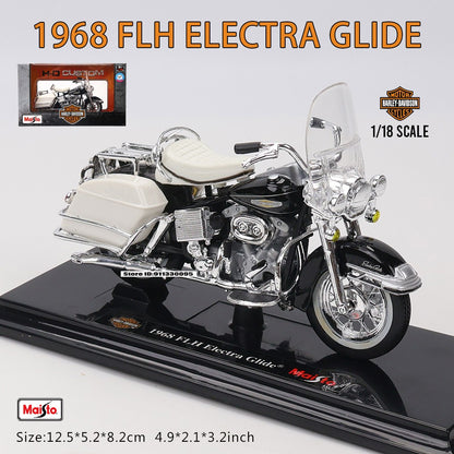 Maisto 1:18 Moto Harley-Davidson 1972 XR750 Moto de Corrida 1962 FLH 1928 JDH Liga Modelo de Moto Coleção de Carrinhos de Brinquedo