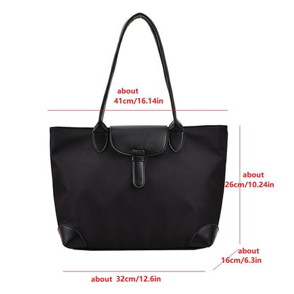 New high-capacity women's bag, fashionable and casual nylon handbag, mommy shopping bag, commuting bag, one shoulder tote bag