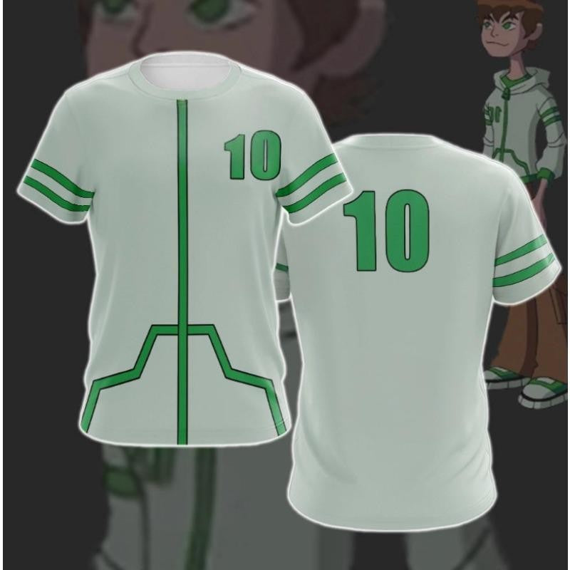 Anime Omnitrix Ben10 Cosplay T-Shirts 3D Ben Tennyson Print Kids Cartoon Tee Summer Men Women Harajuku Short Sleeve Top