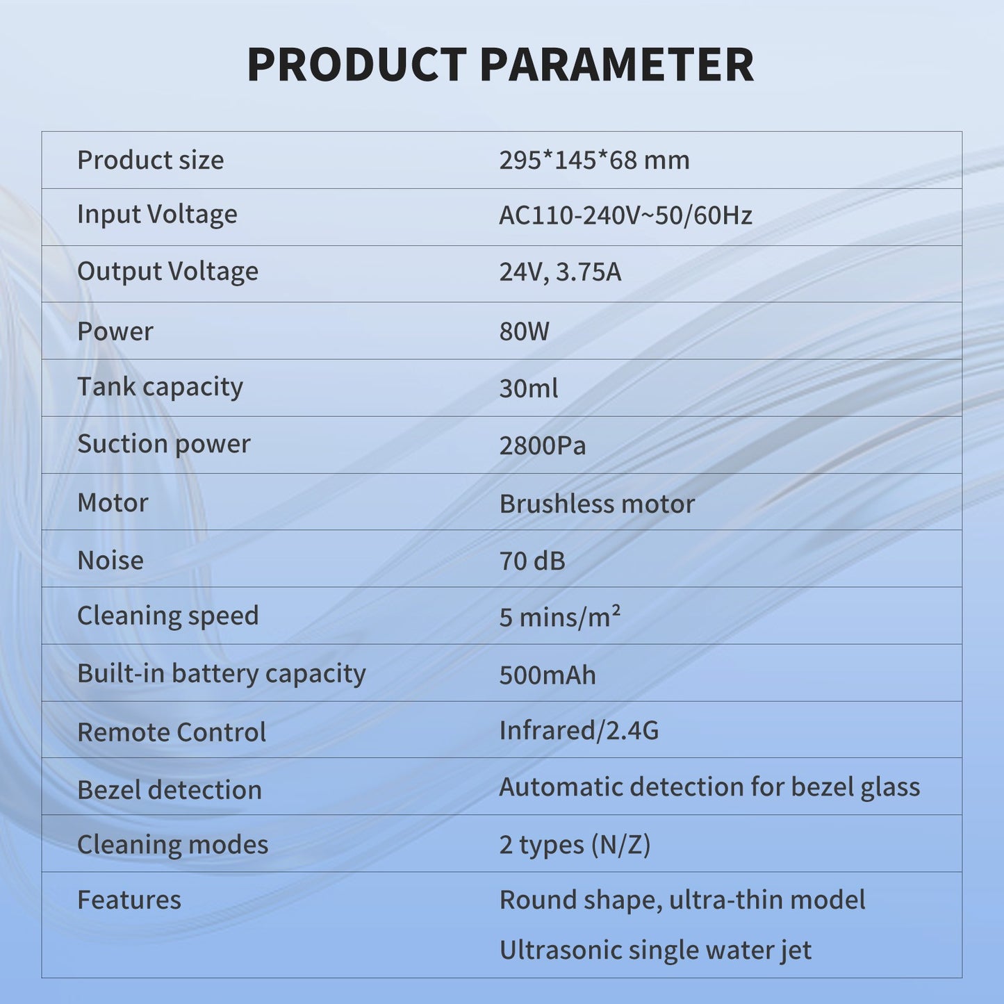 DIVEDEER Water spray window cleaning robot intelligent high-rise double-sided brushless motor glass cleaner spray type