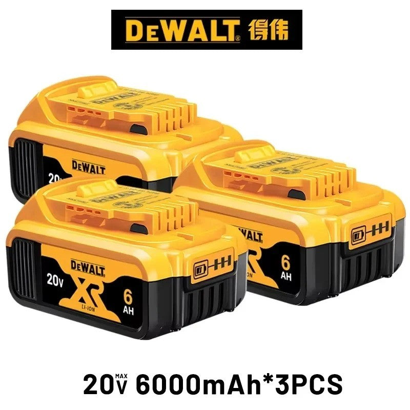 DEWALT Bateria 20V 6AH recarregável de íon de lítio carregador DCB118 Parafusadeira Furadeira Elétrica sem escovas DCD805 ferramenta elétrica