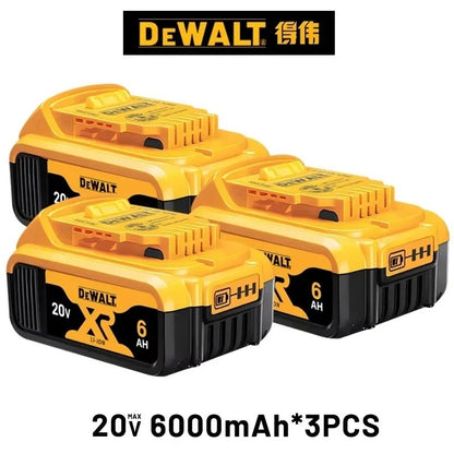 DEWALT Bateria 20V 6AH recarregável de íon de lítio carregador DCB118 Parafusadeira Furadeira Elétrica sem escovas DCD805 ferramenta elétrica
