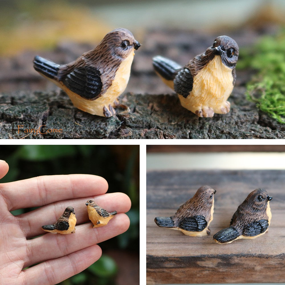 Miniature Fairy Garden Squirrels Set Miniature Forest Animal Figures Figurines Kit Mini Garden Supplies Bonsai Decorations