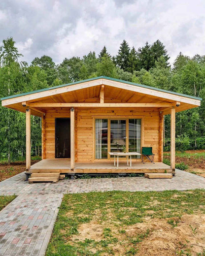 Venda Quente Lindo Design Luxuosa Villa de Madeira Fácil Montagem Casa Pré-fabricada Modular em Triângulo Cabana de Jardim