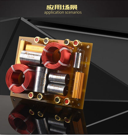 HIFIDIY Hi-Fi 2 VIAS 2 unidades de alto-falante (tweeter + grave) Crossovers divisores de frequência de áudio T2B