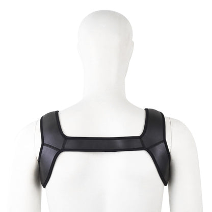 Sexy Men Chest Harness Neoprene Double Shoulder Straps for Carnival Party Caostume Accessories Strap Punk Men Chest Harness Belt
